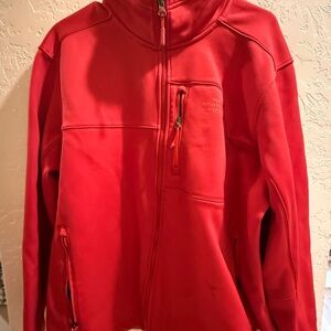 The North Face Vibrant Red Zip-Up Jacket